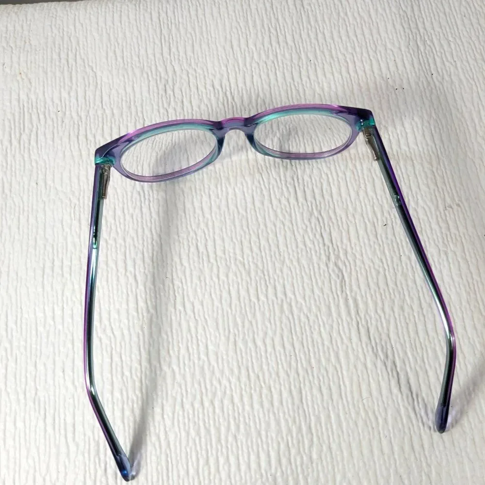 Indi KG 9001 eyeglasses glasses round purple kids youth girls Indigo key hole